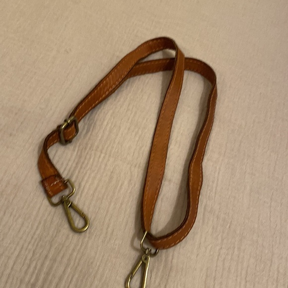 VERA PELLE  Made in Italy Woven Tan Leather Shoulder Bag / crossbody bag . - Picture 11 of 11